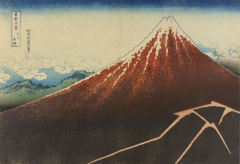 Vue Mont Fuji - Hokusai - Visiter Tokyo