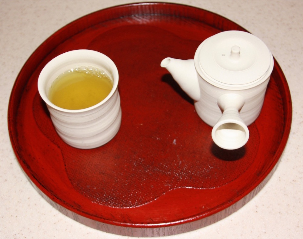 Etape 4 de la préparation du thé vert