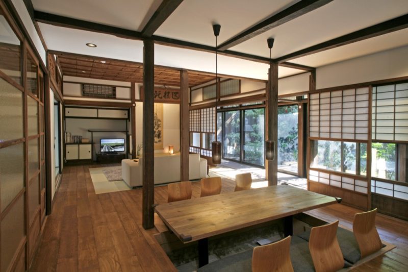 Exemple d'aménagements d'une maison à Kyoto, Honganji
