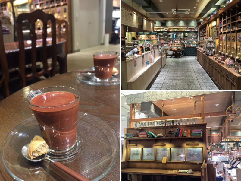 Cacao Market Ginza Tokyo, visiter tokyo, boire un chocolat chaud à Tokyo, expatriation à Tokyo