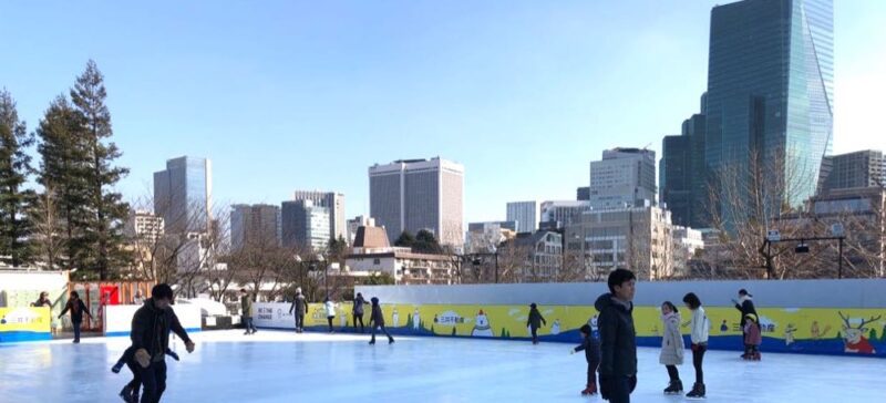 les patinoires à Tokyo, vivre à Tokyo, enfant a tokyo, visiter tokyo