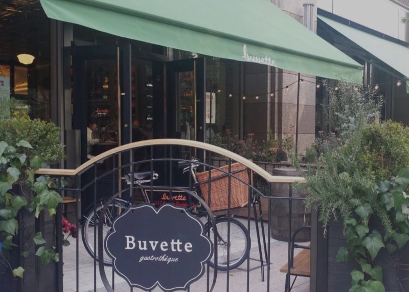 Le restaurant Buvette au pied du Tokyo Midtown Hibiya, expatriation à tokyo, visiter à tokyo
