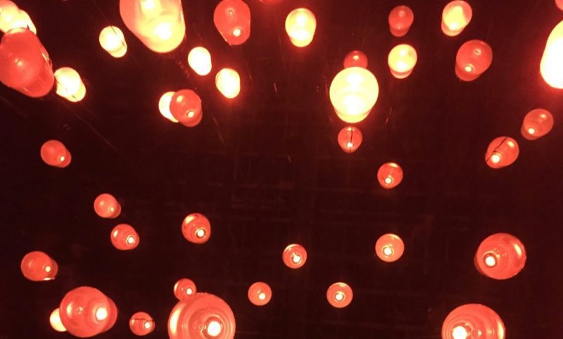 lanternes au teamLab tokyo, vivre a tokyo, francais a tokyo, visiter tokyo