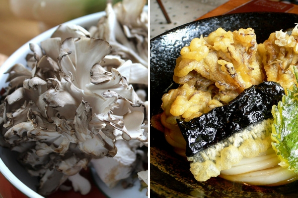 maitake, champignons japonais, champignon japon, cuisine japonaise, recette japon, vivre a tokyo, français a tokyo, recette champignon japon