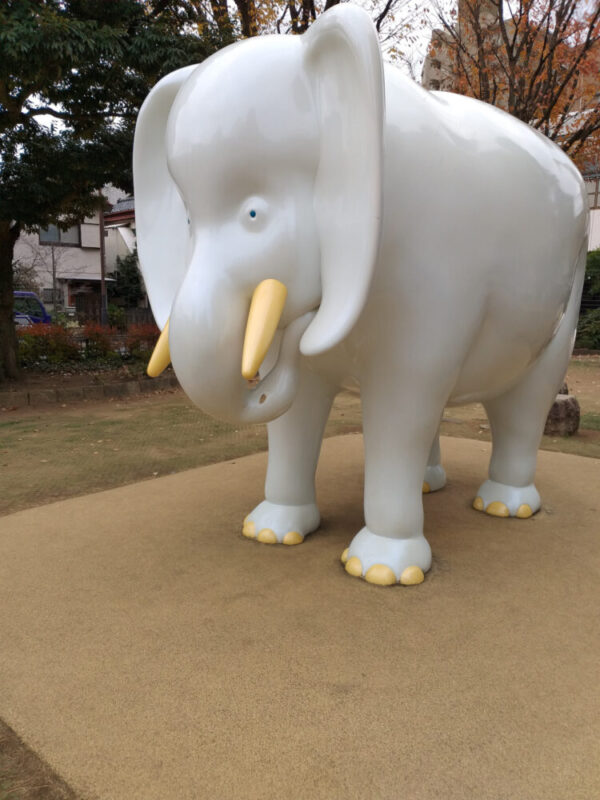 éléphant du parc du Nerima Art Museum