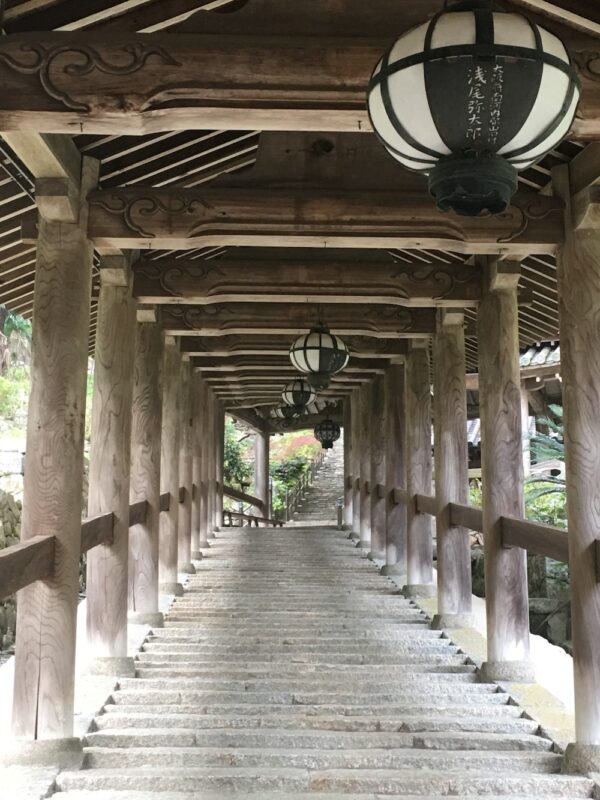Le temple d'Hasedera, Nara, Japon