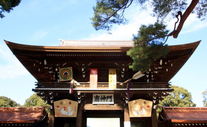 Le sanctuaire Meiji à Tokyo
