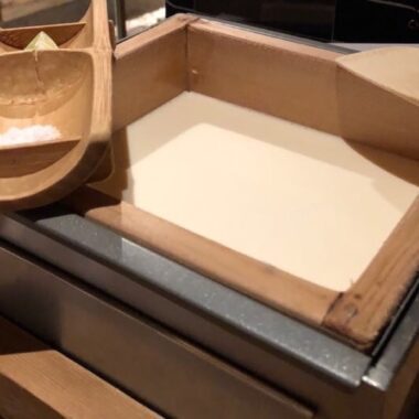 Le tofu frais fabriqué au restaurant , vivre à tokyo, expatriation à tokyo