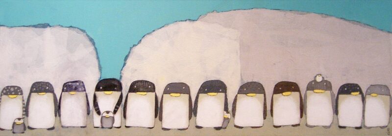Les pinguins de Kiro melo, expatriation à tokyo, art à tokyo