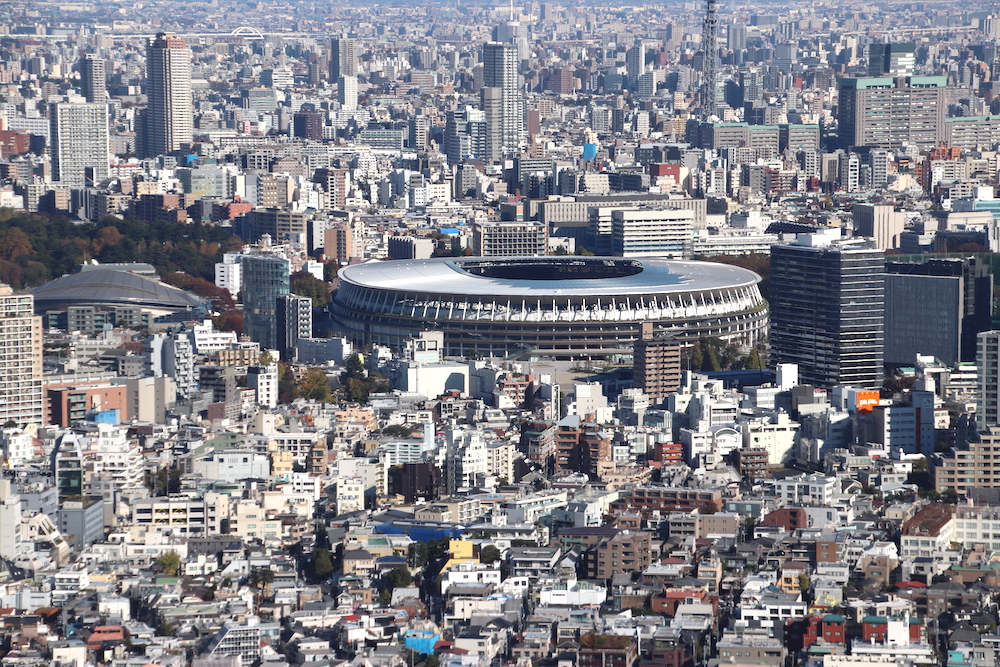 stade national, shinjuku, tokyo, shibuya sky, vivre a tokyo, visiter tokyo, jeux olympiques 2020
