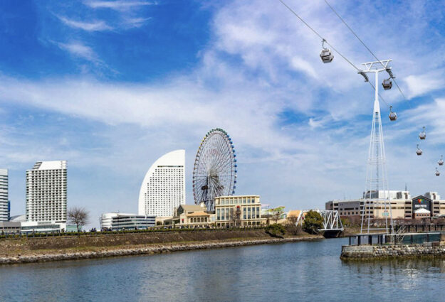 vivre a tokyo, yokohama télécabine